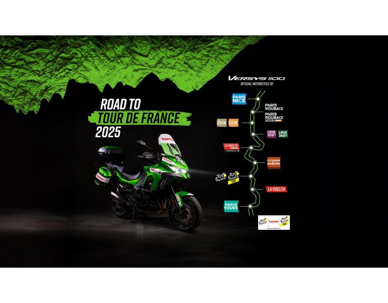 Kawasaki fournisseur officiel du Tour de France jusqu'en 2027